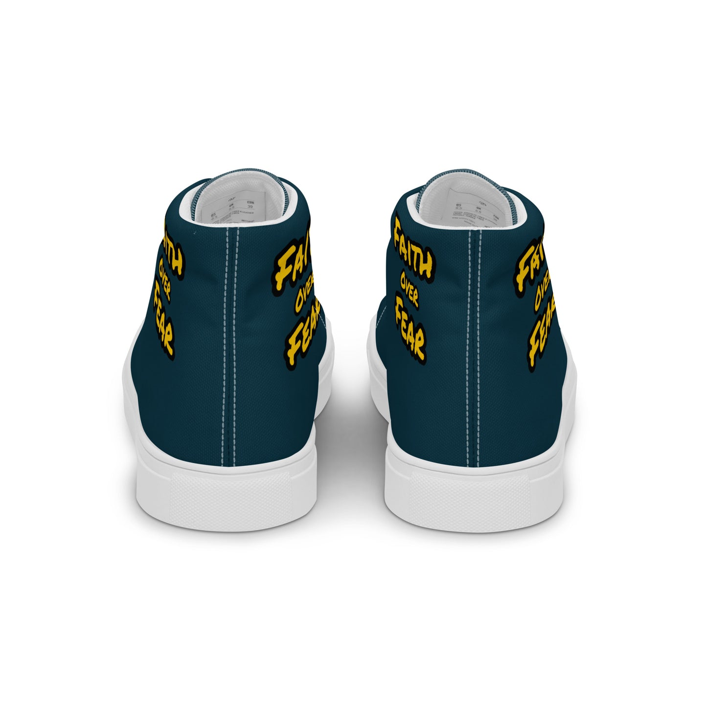 Men’s High Top Canvas Faith Shoes
