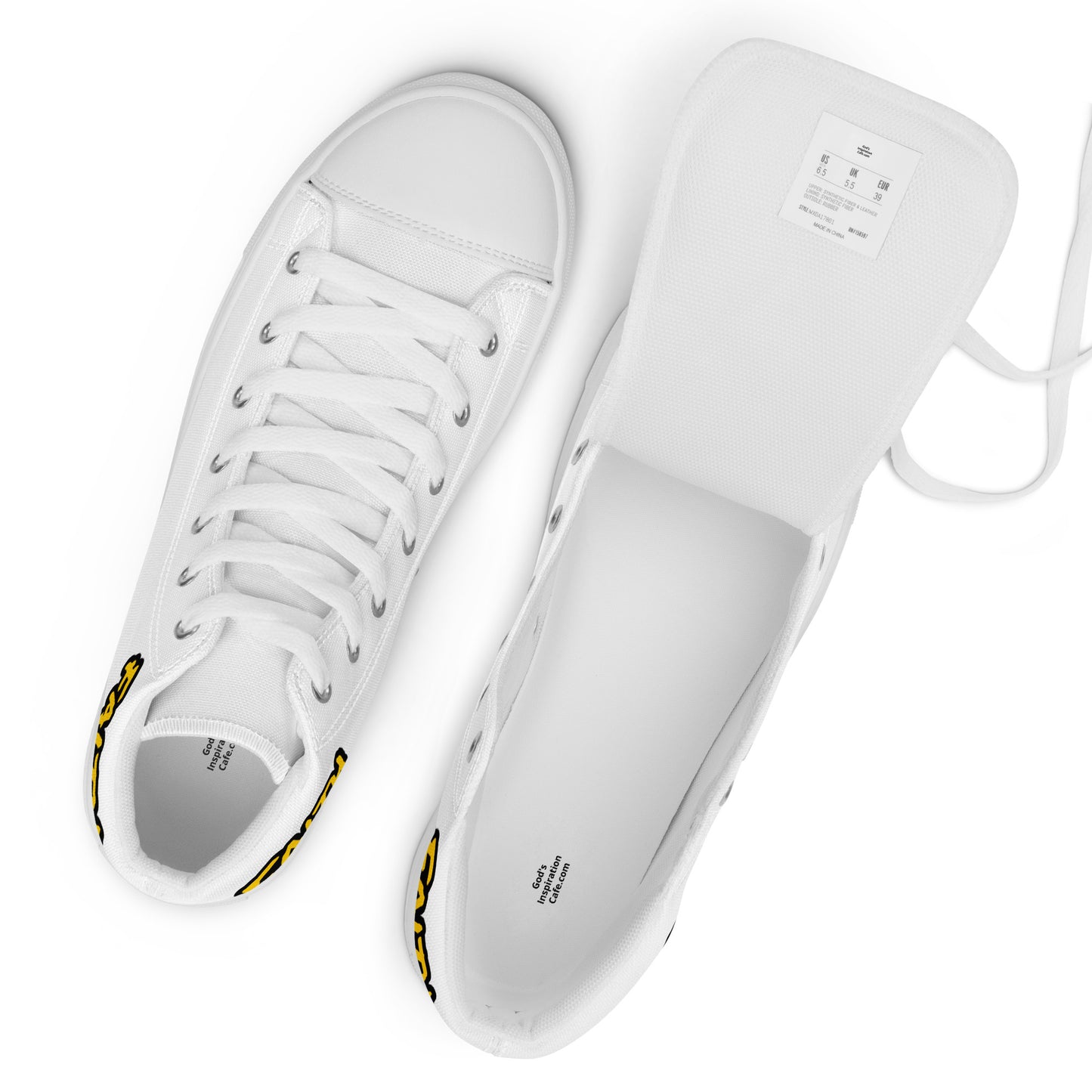 Men’s High Top Faith Canvas Shoes