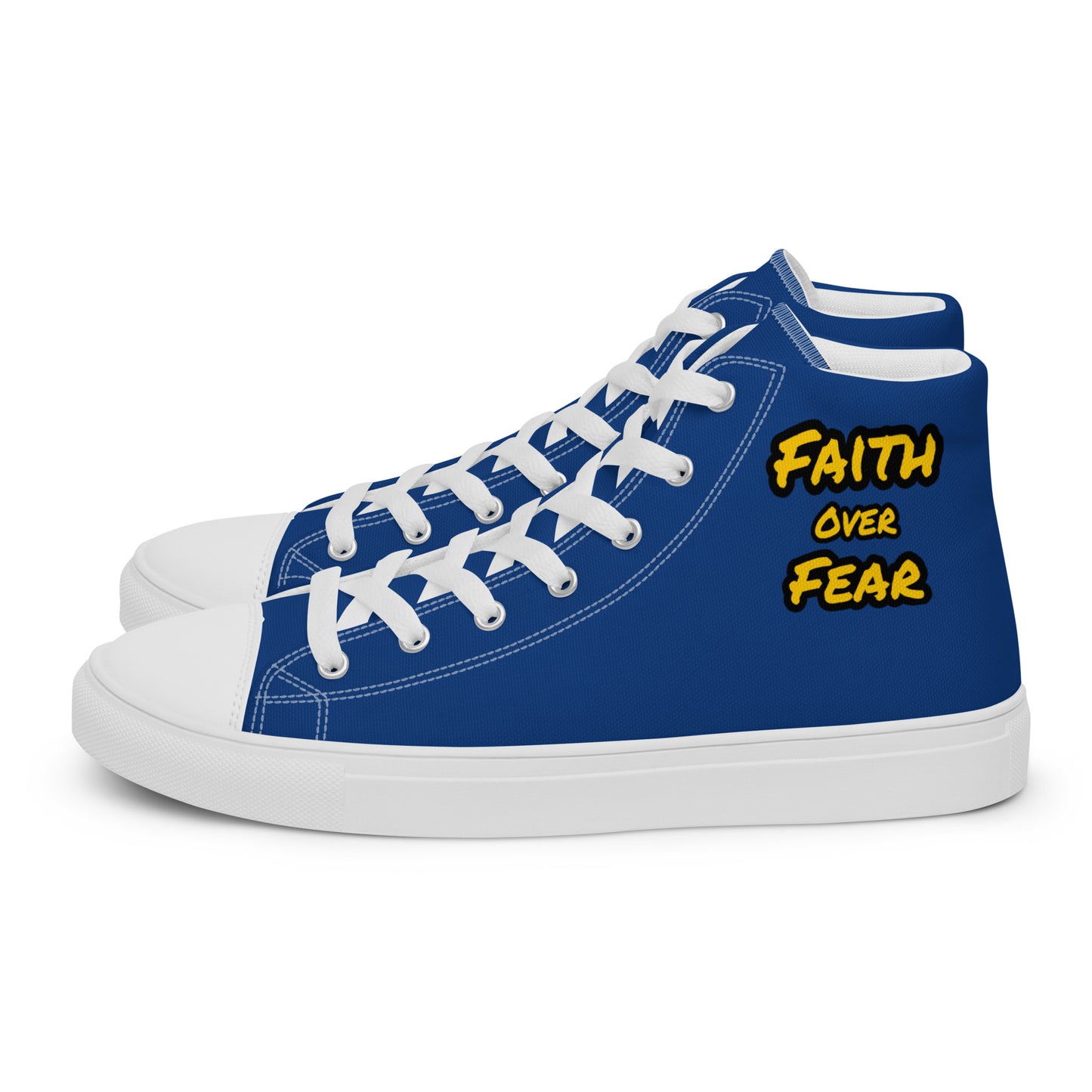 Men’s  High Top Canvas Faith Shoes