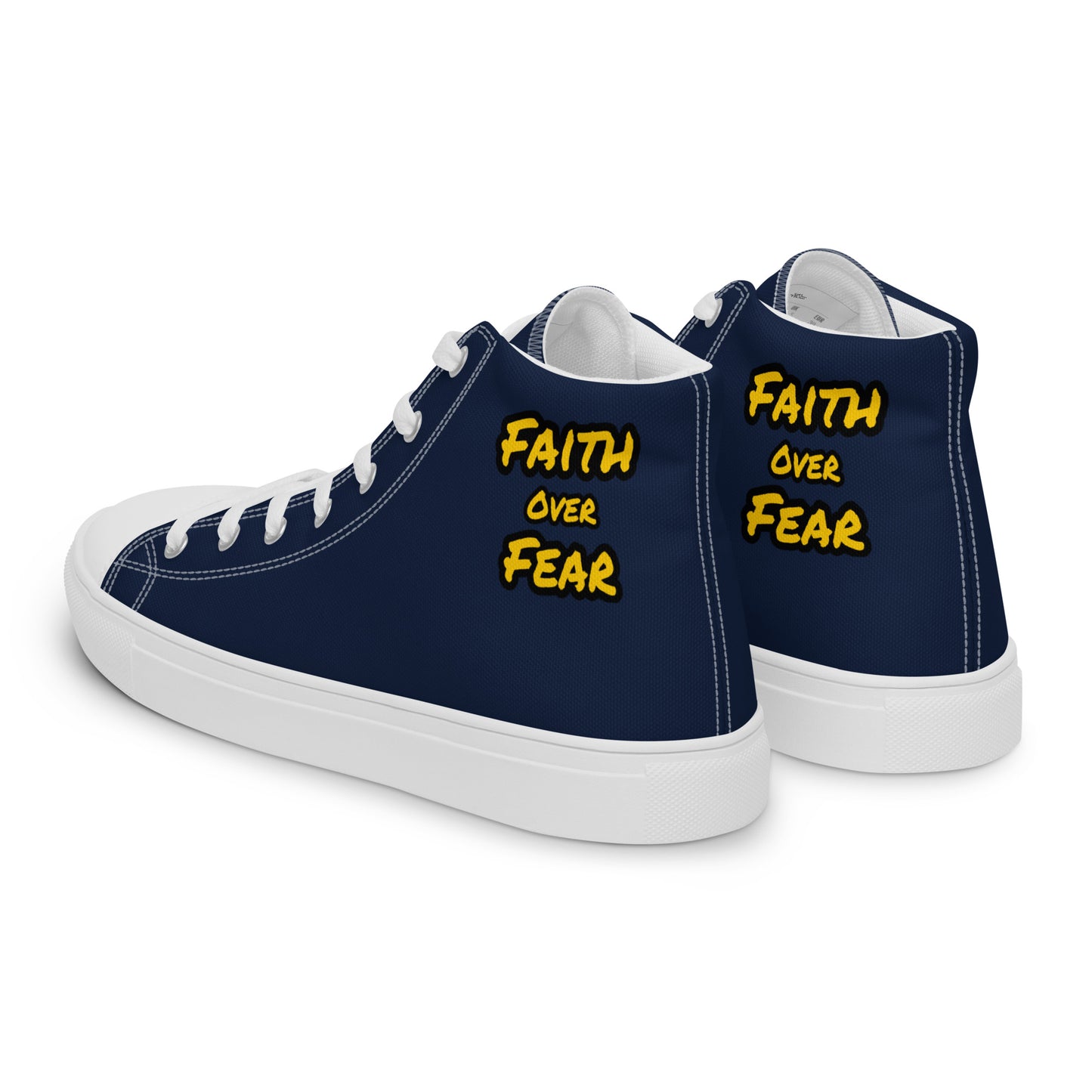 Men’s High Top Canvas Faith Shoes
