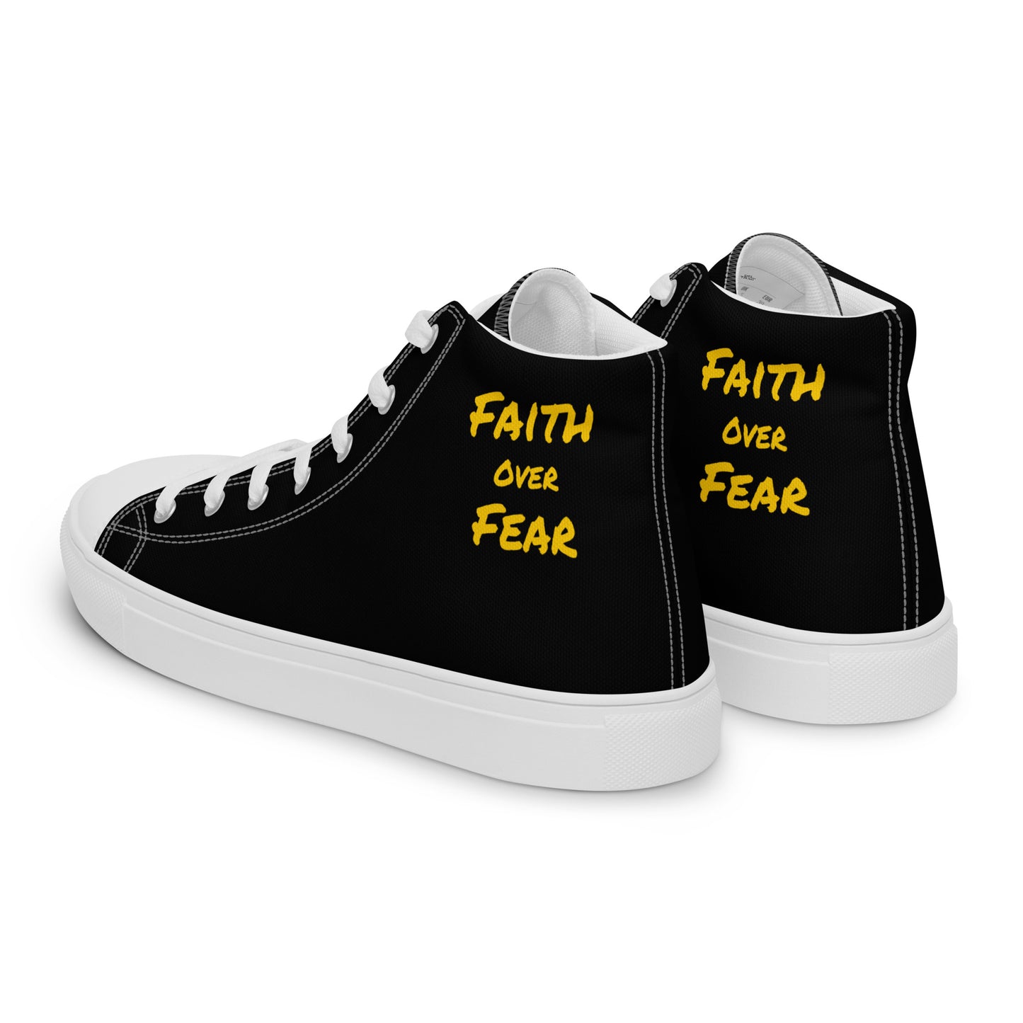 Men’s High Top Canvas Faith Shoes