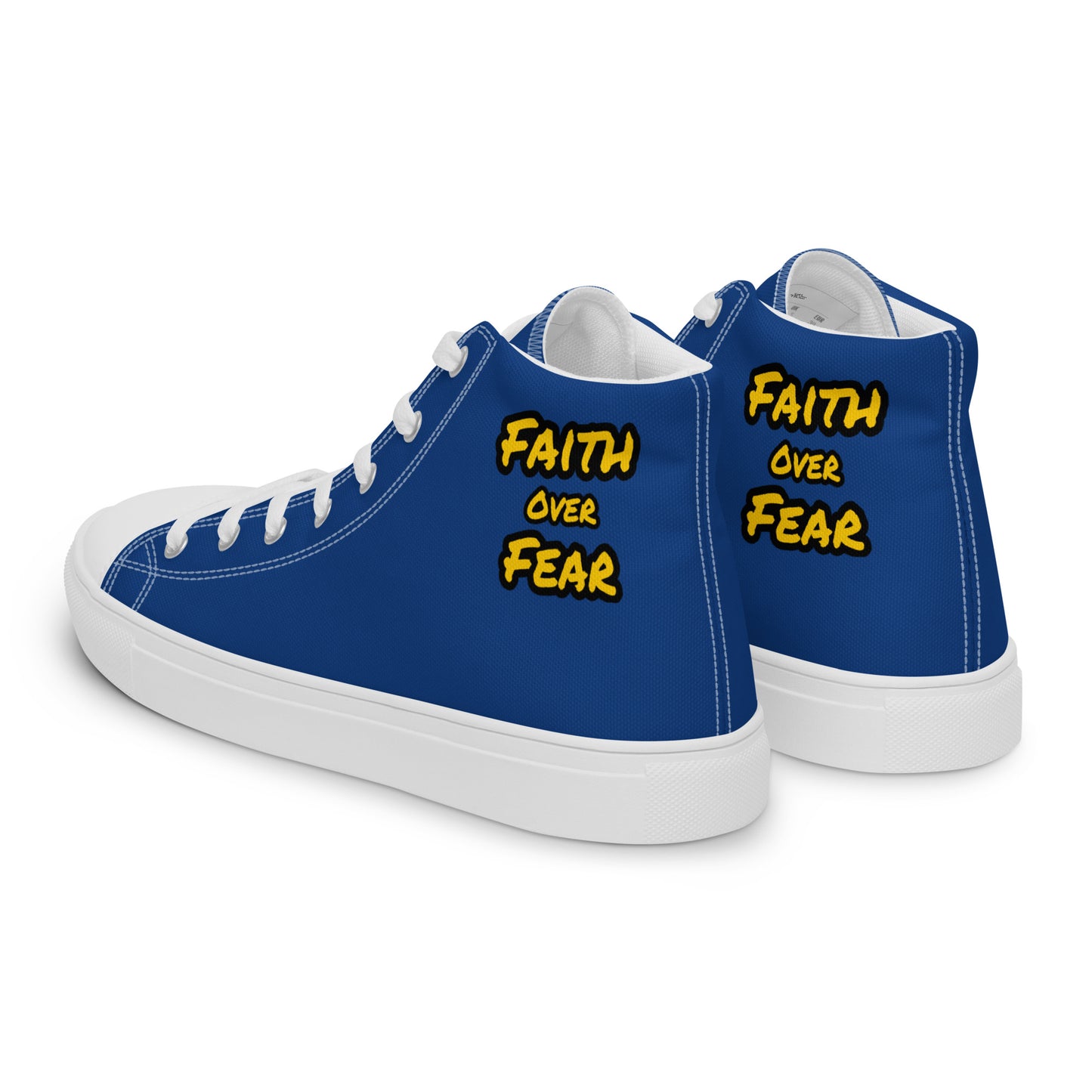 Men’s  High Top Canvas Faith Shoes