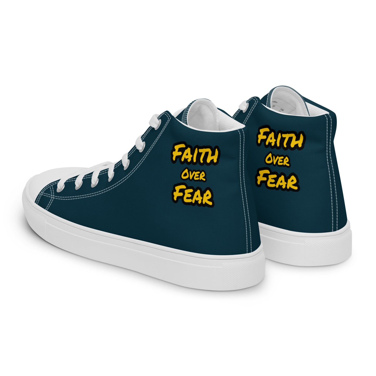 Men’s High Top Canvas Faith Shoes