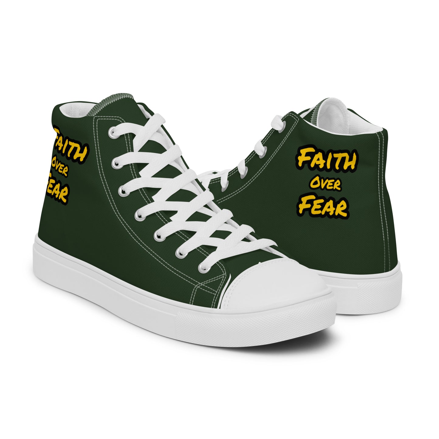 Men’s High Top Canvas Faith Shoes