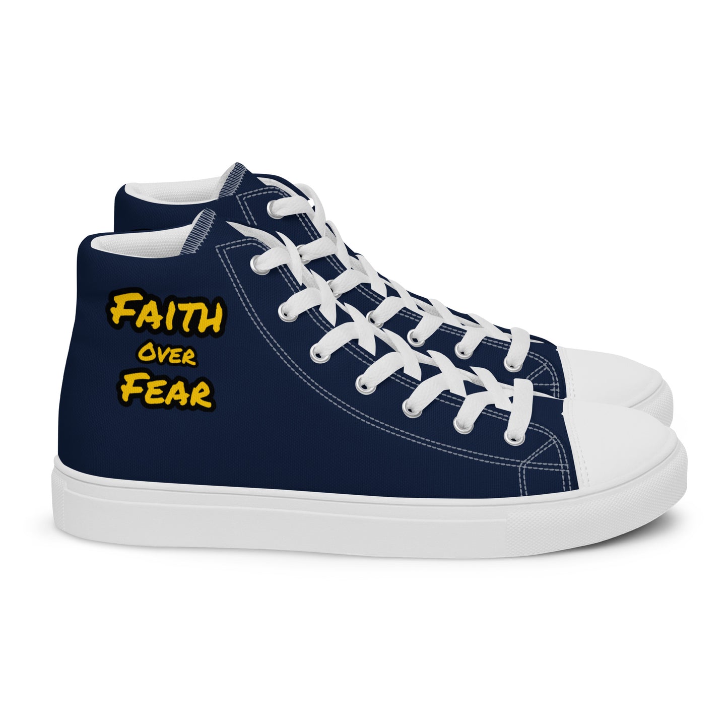 Men’s High Top Canvas Faith Shoes
