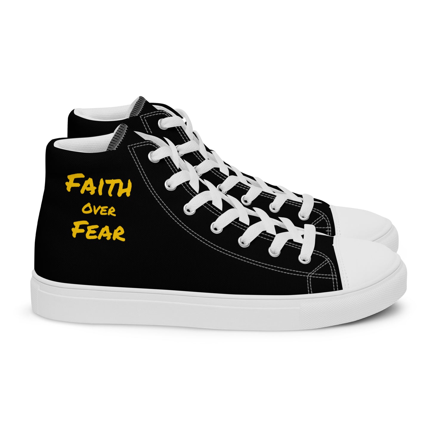 Men’s High Top Canvas Faith Shoes