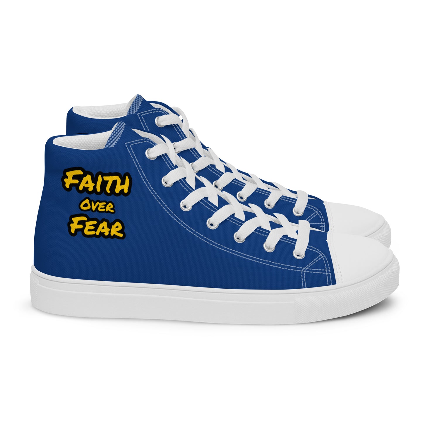 Men’s  High Top Canvas Faith Shoes