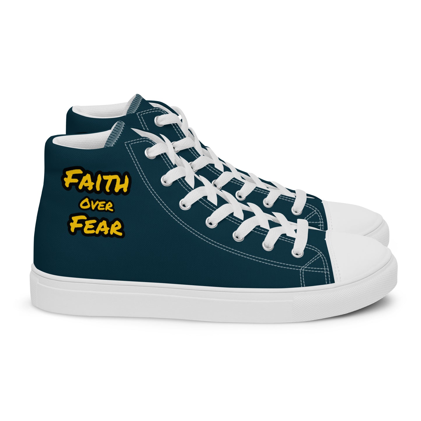 Men’s High Top Canvas Faith Shoes