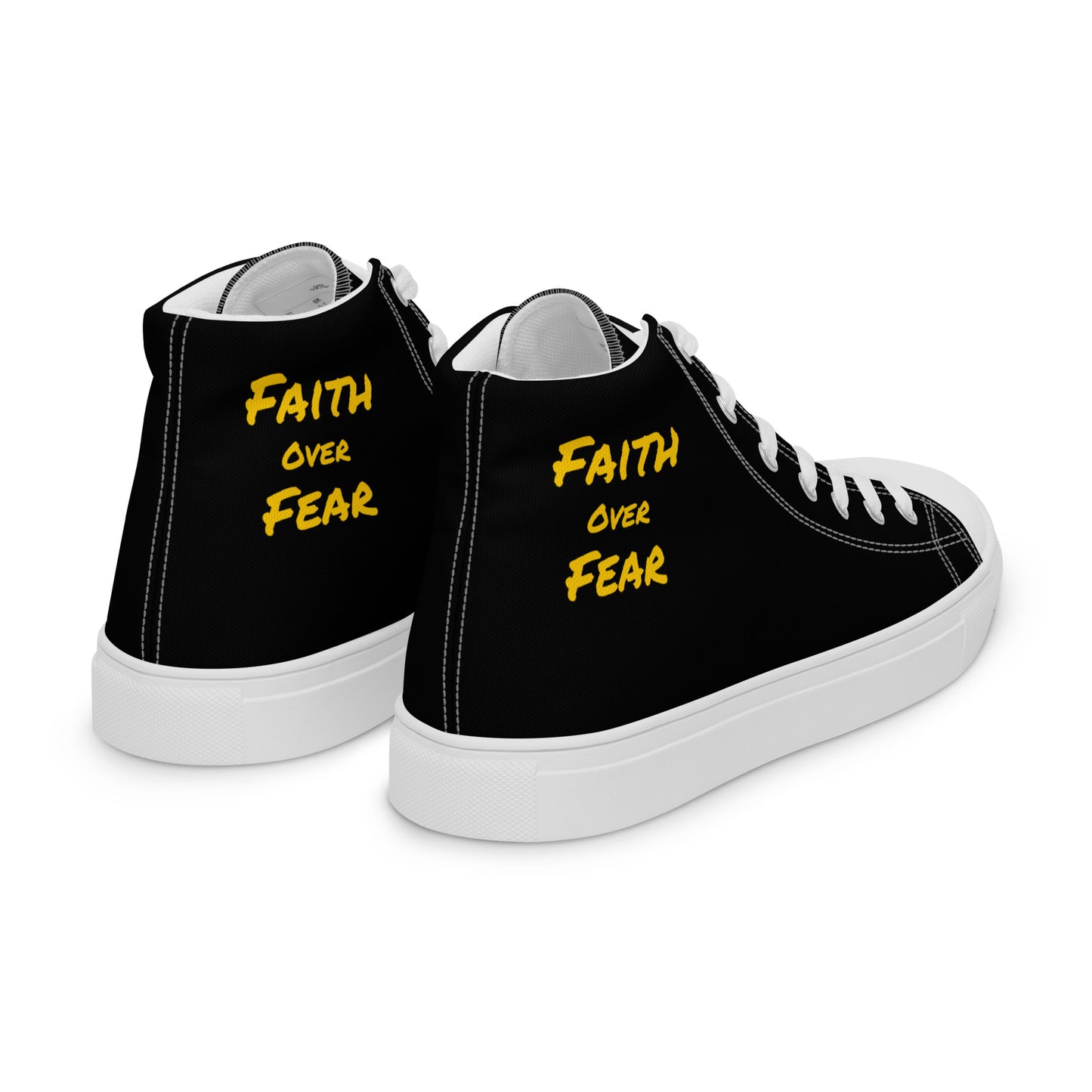 Men’s High Top Canvas Faith Shoes