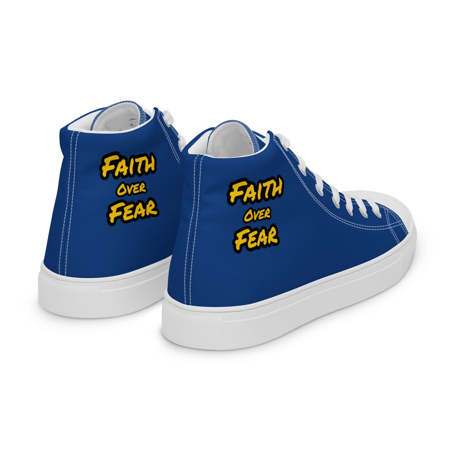 Men’s  High Top Canvas Faith Shoes