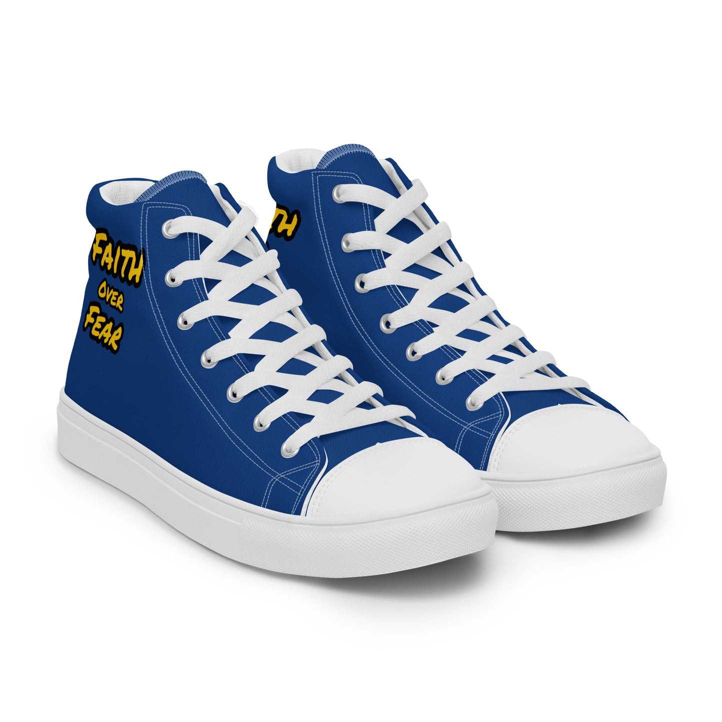 Men’s  High Top Canvas Faith Shoes