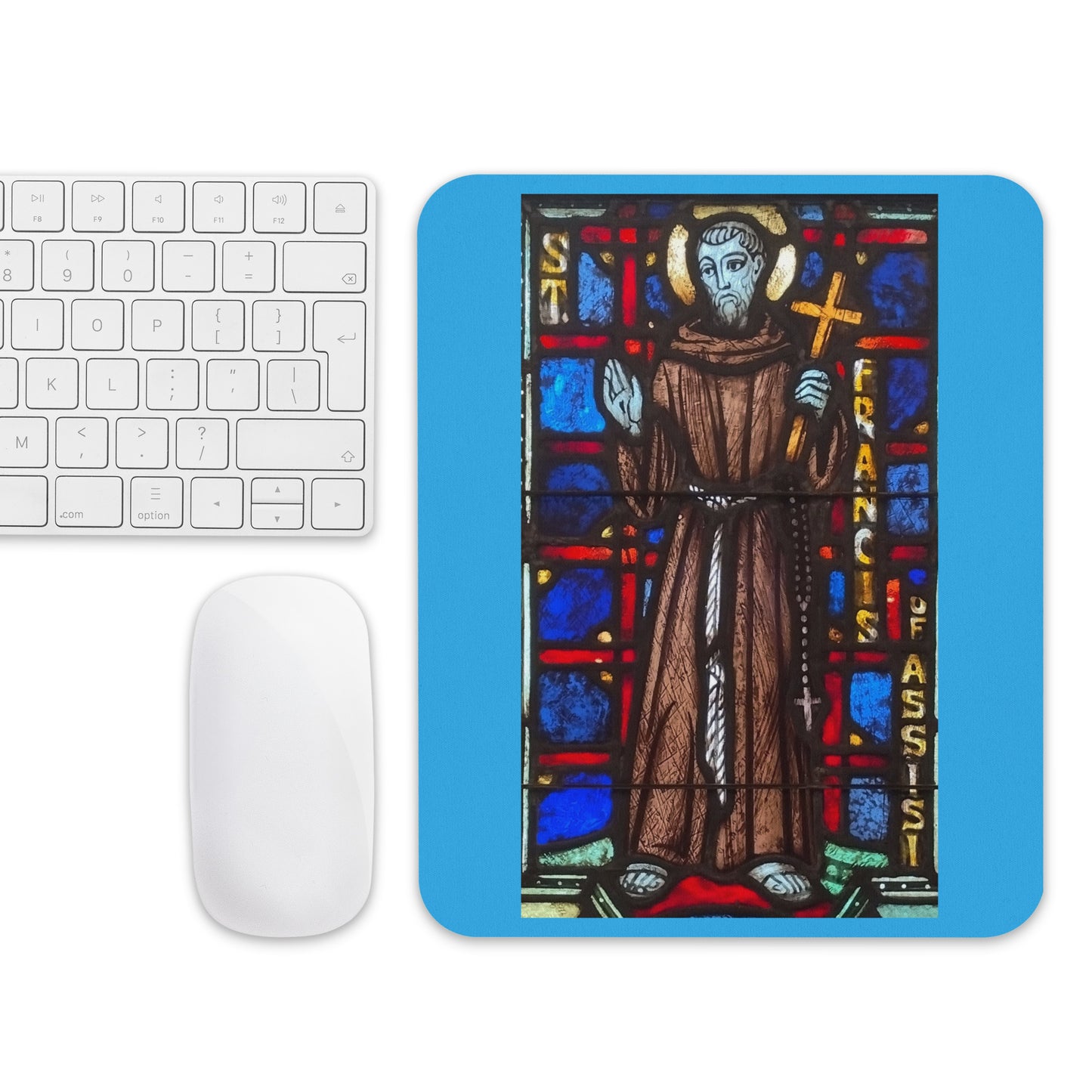 St Francis of Assis Mouse Pad