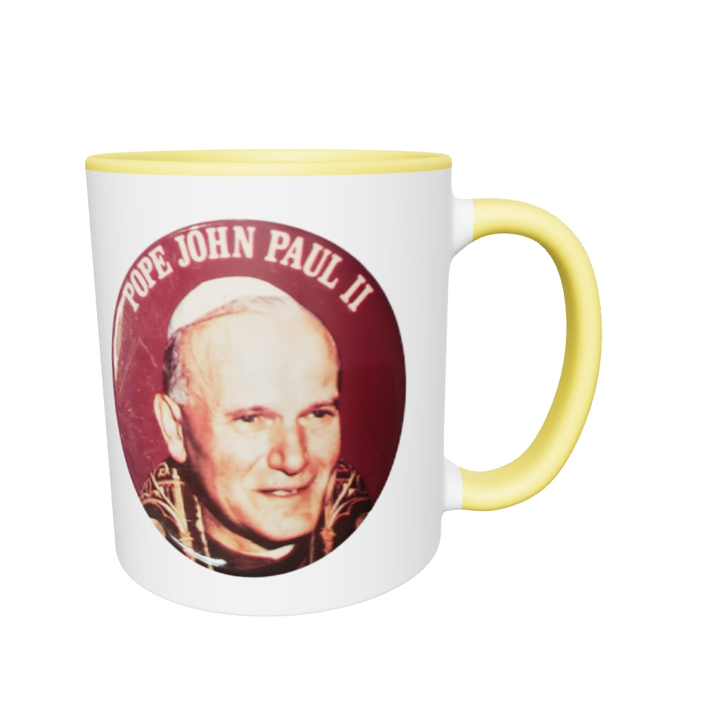 John Paul II Mug with Color Inside