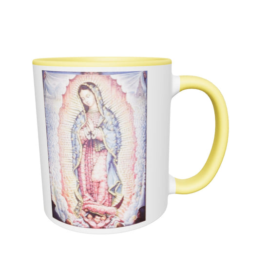 Our Lady of Guadalupe Mug with Color Inside