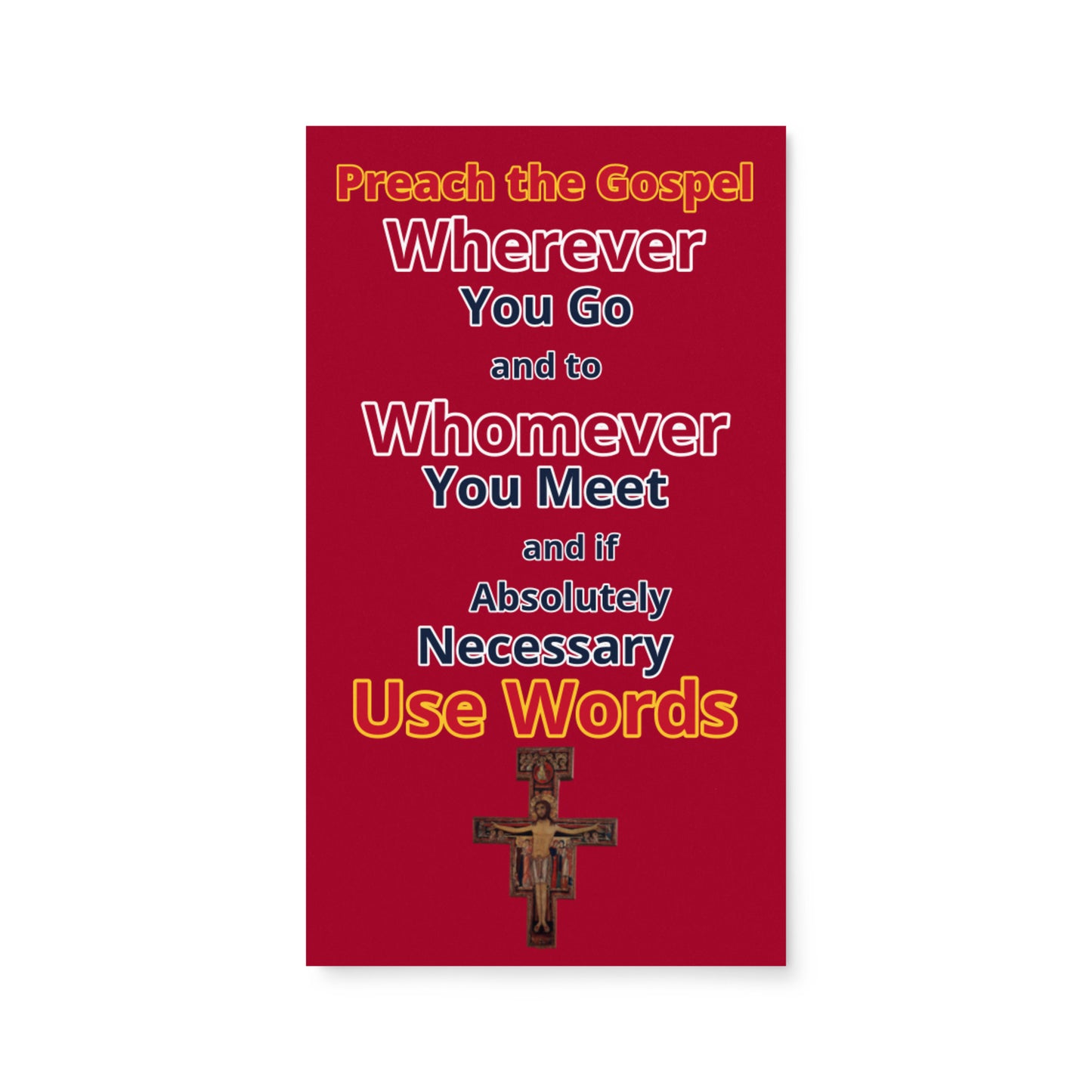 St Francis Card 50pk