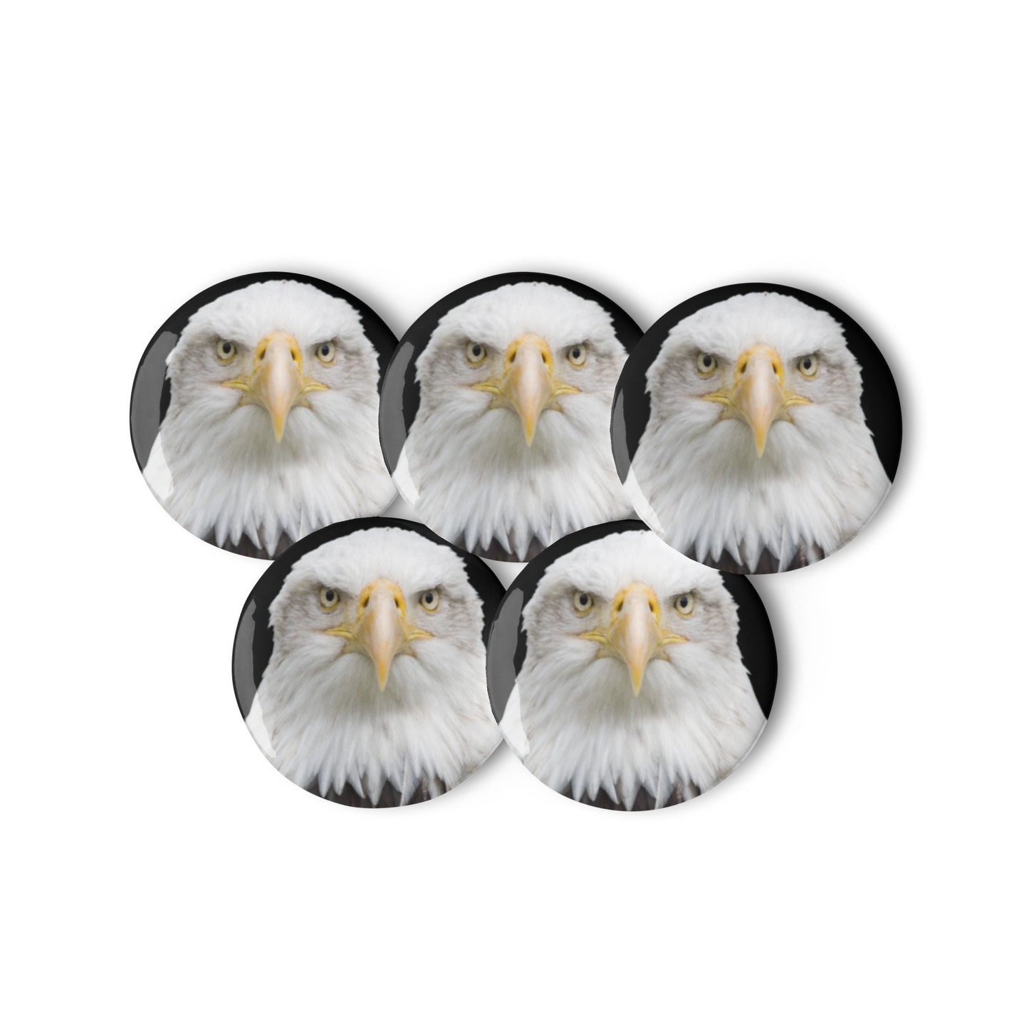 Eagle Pin Buttons 5pk