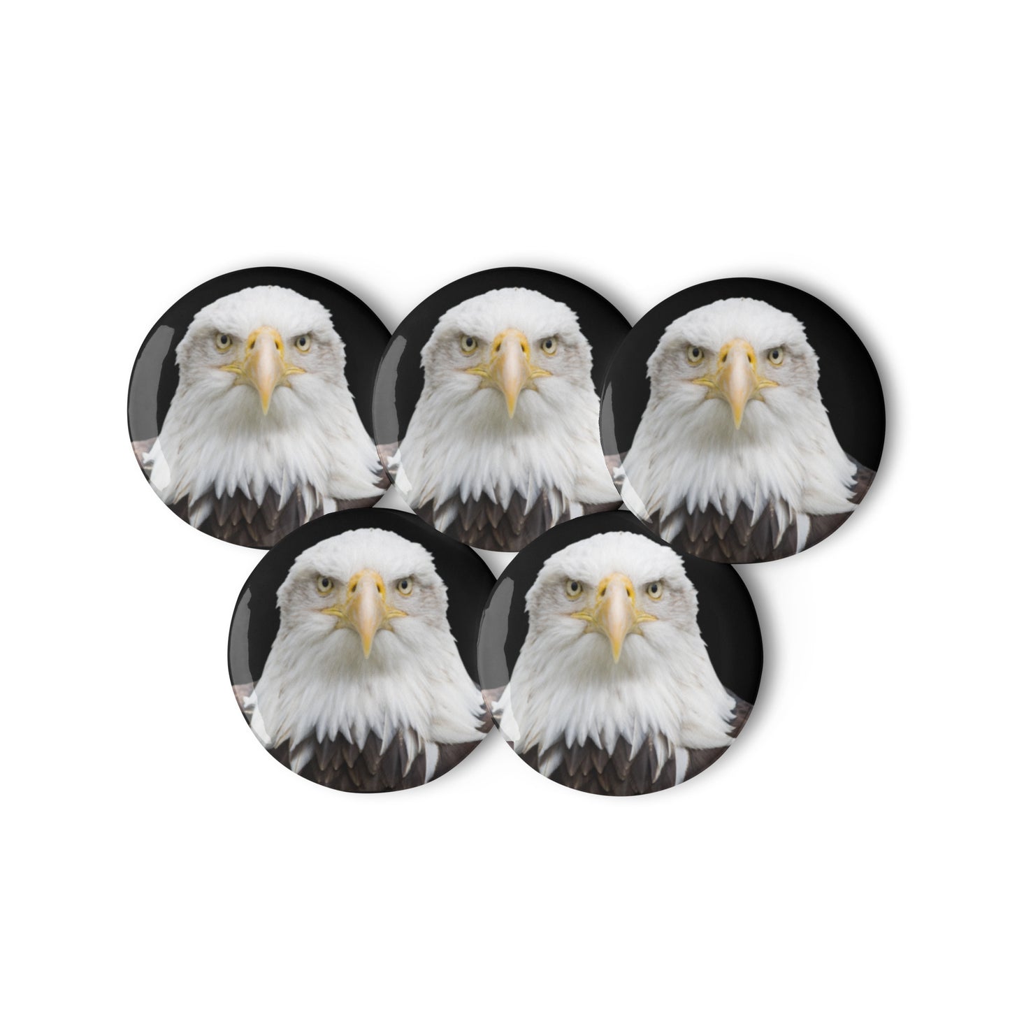 Eagle Pin Buttons 5pk