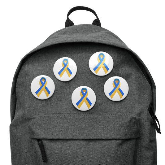 Ukrainian Ribbon Buttons 5pk