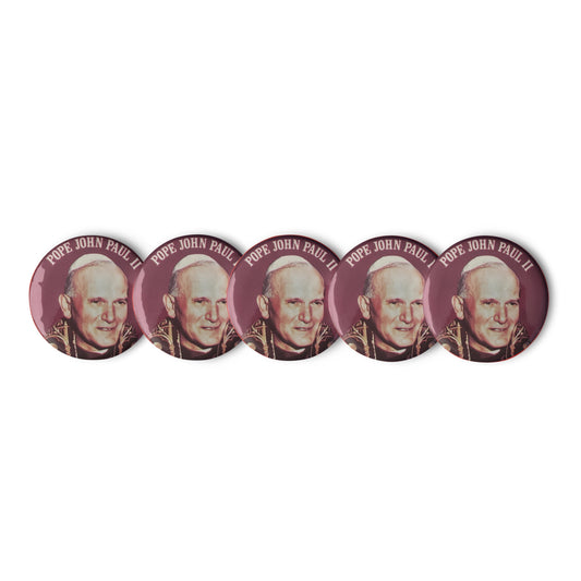Pope St. John Paul II  Buttons 5pk
