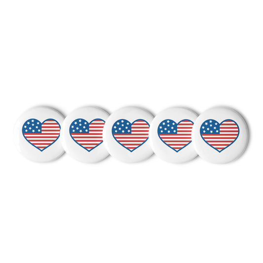 Patriotic Buttons 5pk