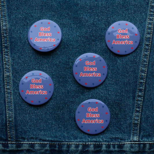 Patriotic Buttons 5pk