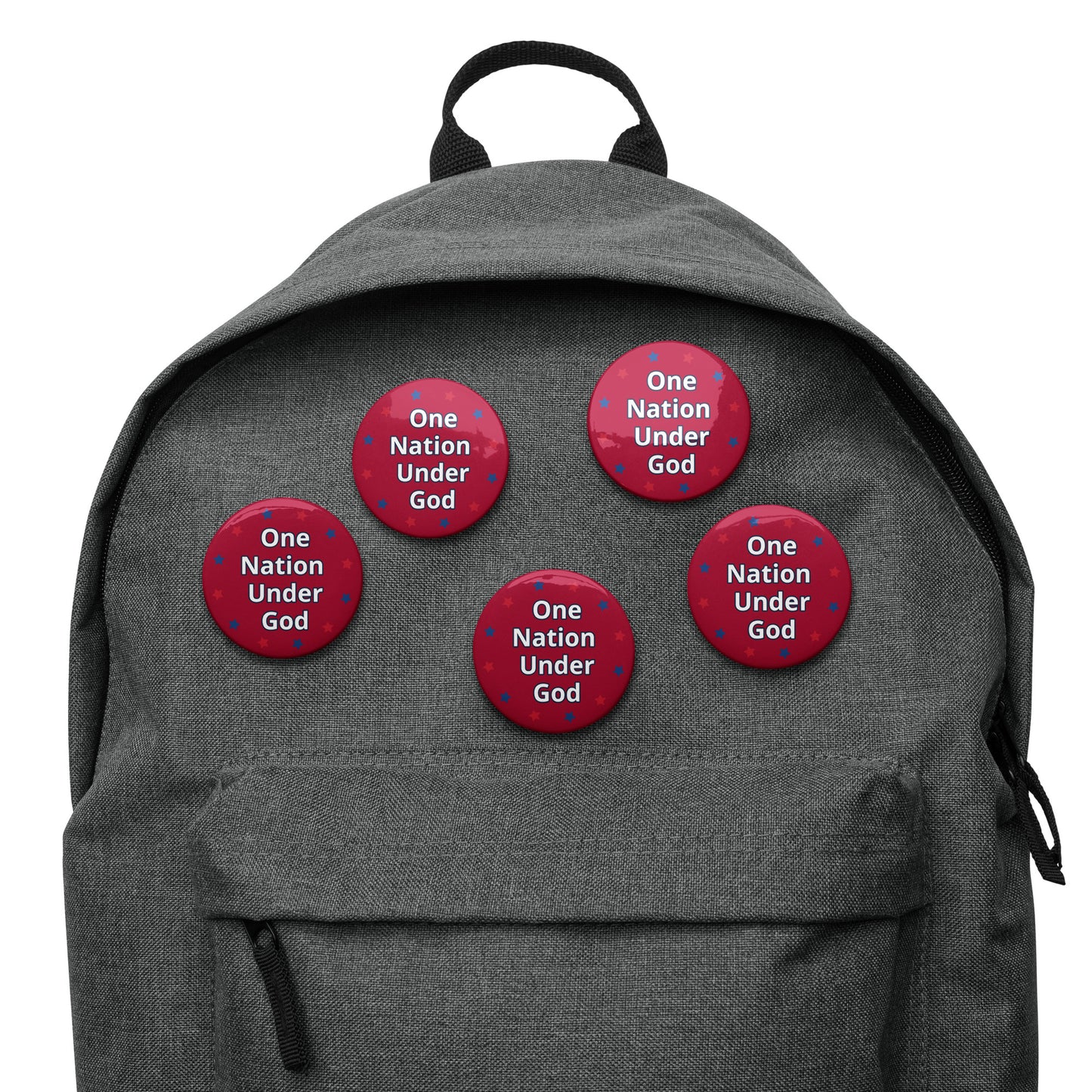 Patrriotic Buttons 5pk
