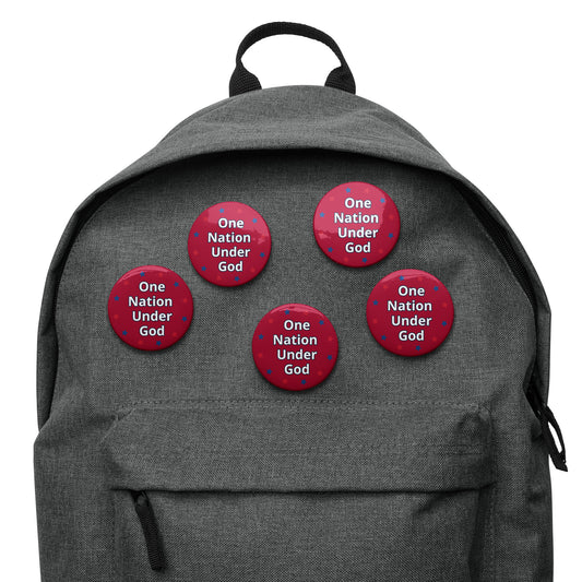 Patrriotic Buttons 5pk