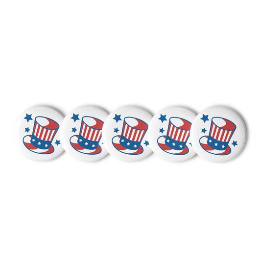 Patriotic Buttons 5pk
