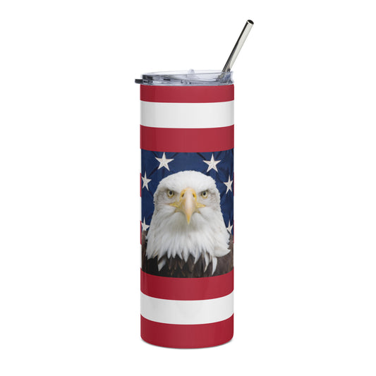 Patriotic Stainless Steel Tumbler 20oz