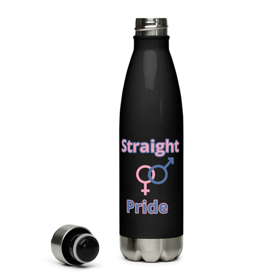 Straight Pride Water Bottle 17oz