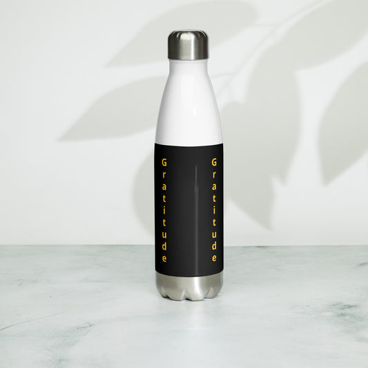 Gratitude Water Bottle 17oz