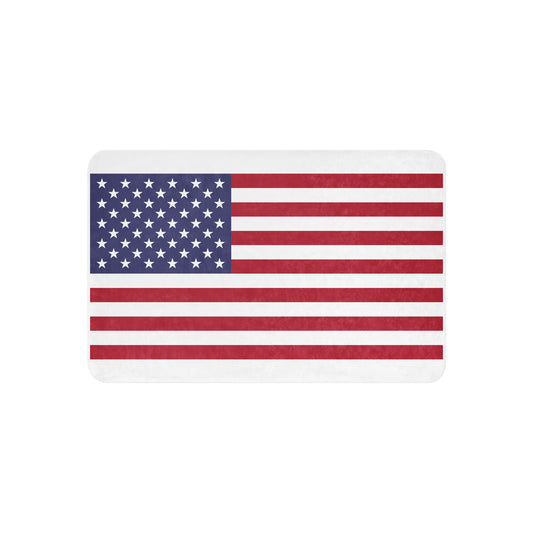 Patriotic Sherpa blanket