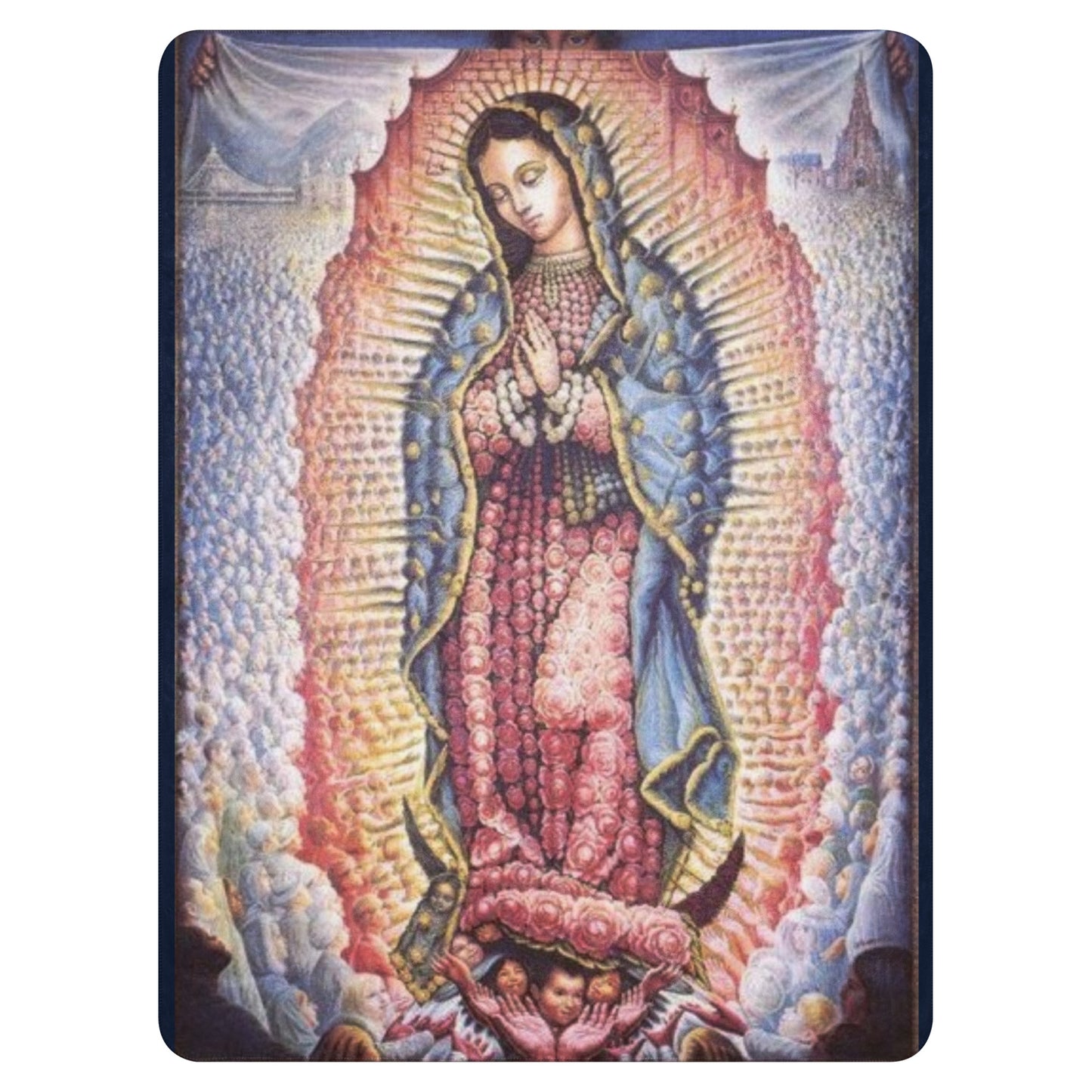 Our Lady of Guadalupe Sherpa blanket