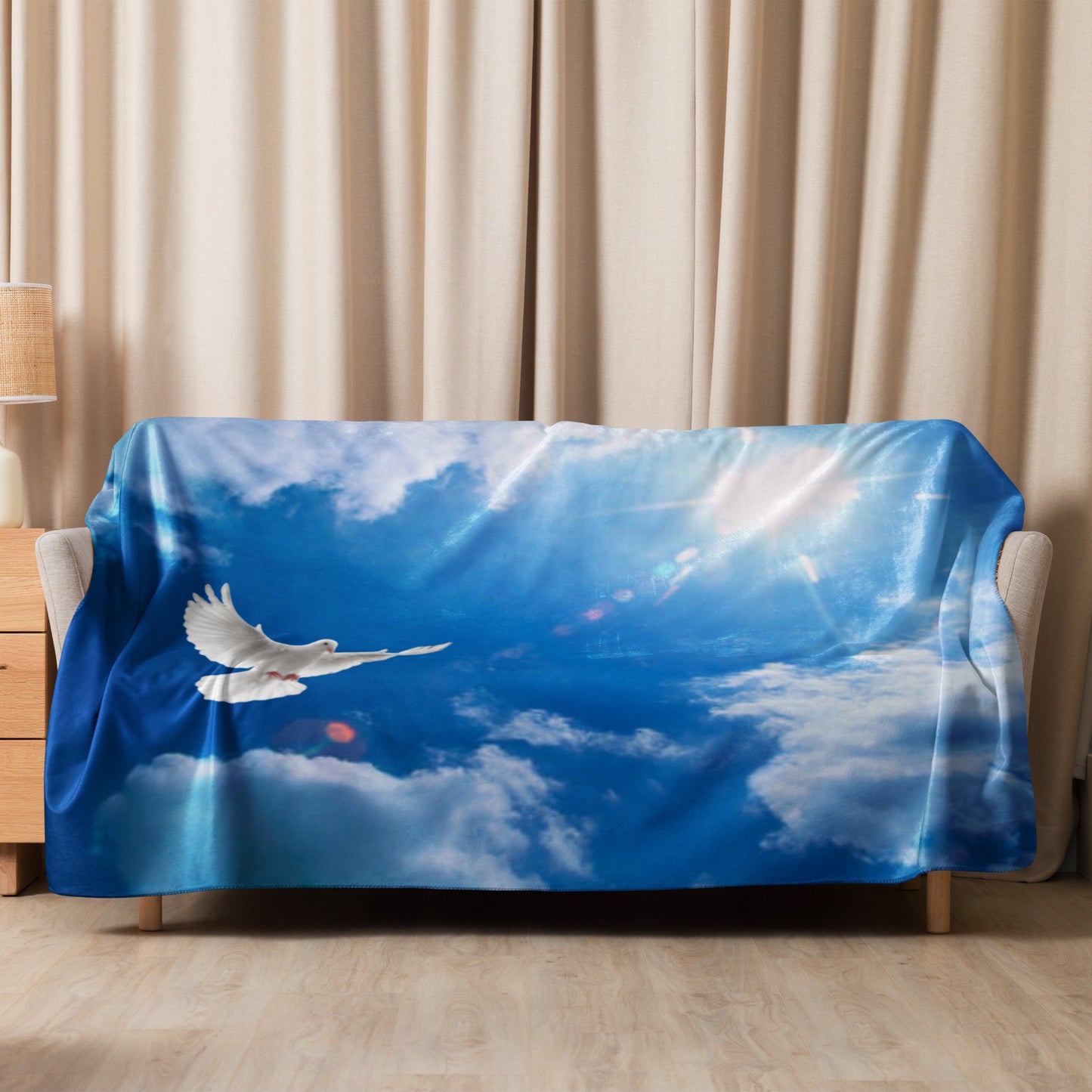 Sherpa Dove Blanket