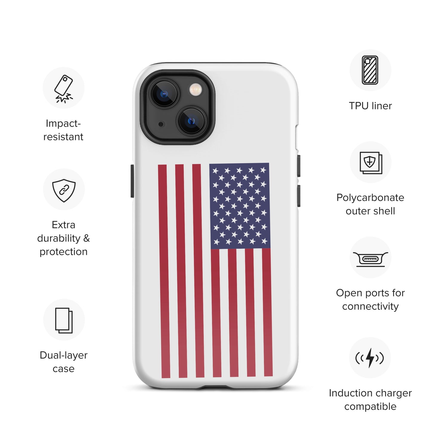 Patriotic Tough iPhone® Case