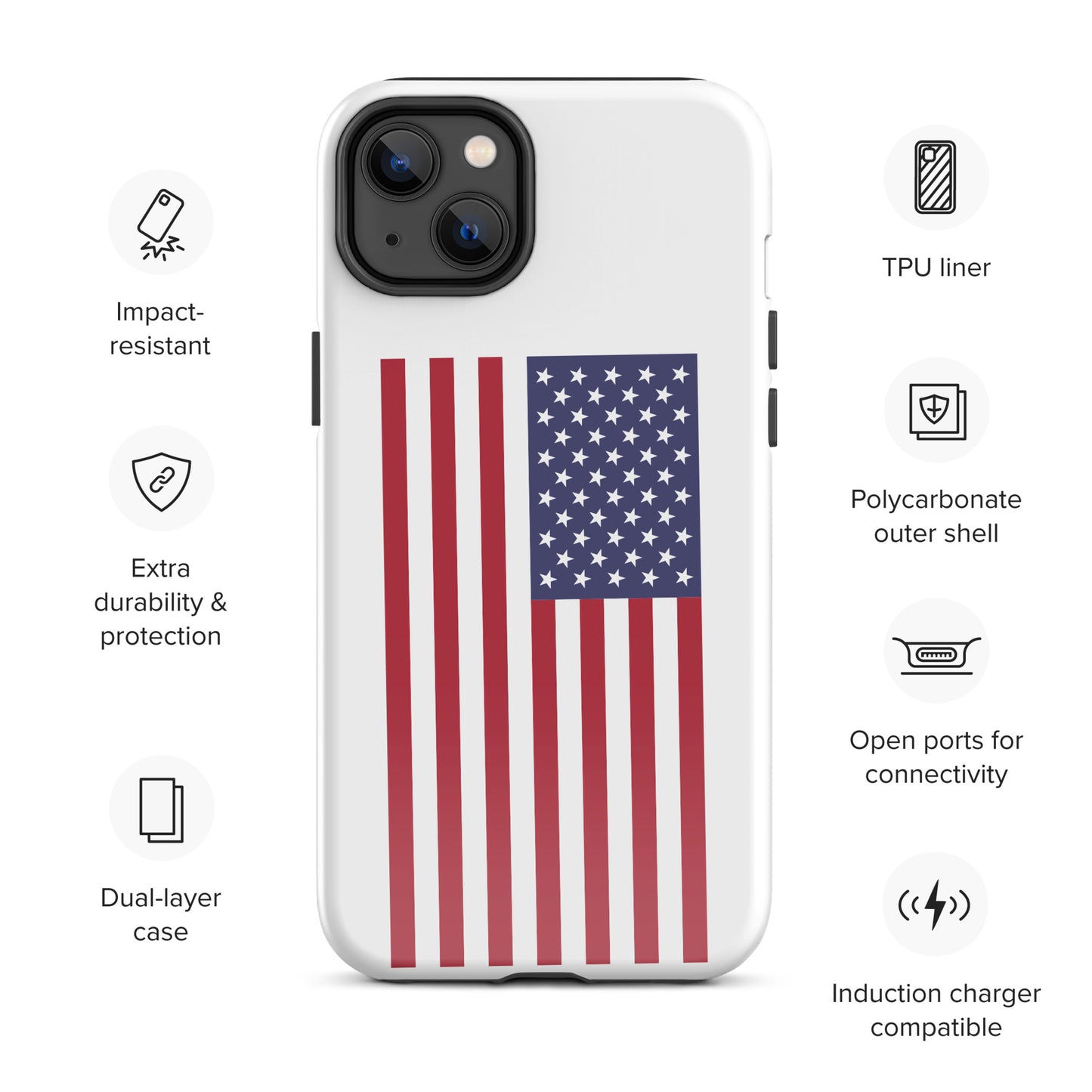 Patriotic Tough iPhone® Case