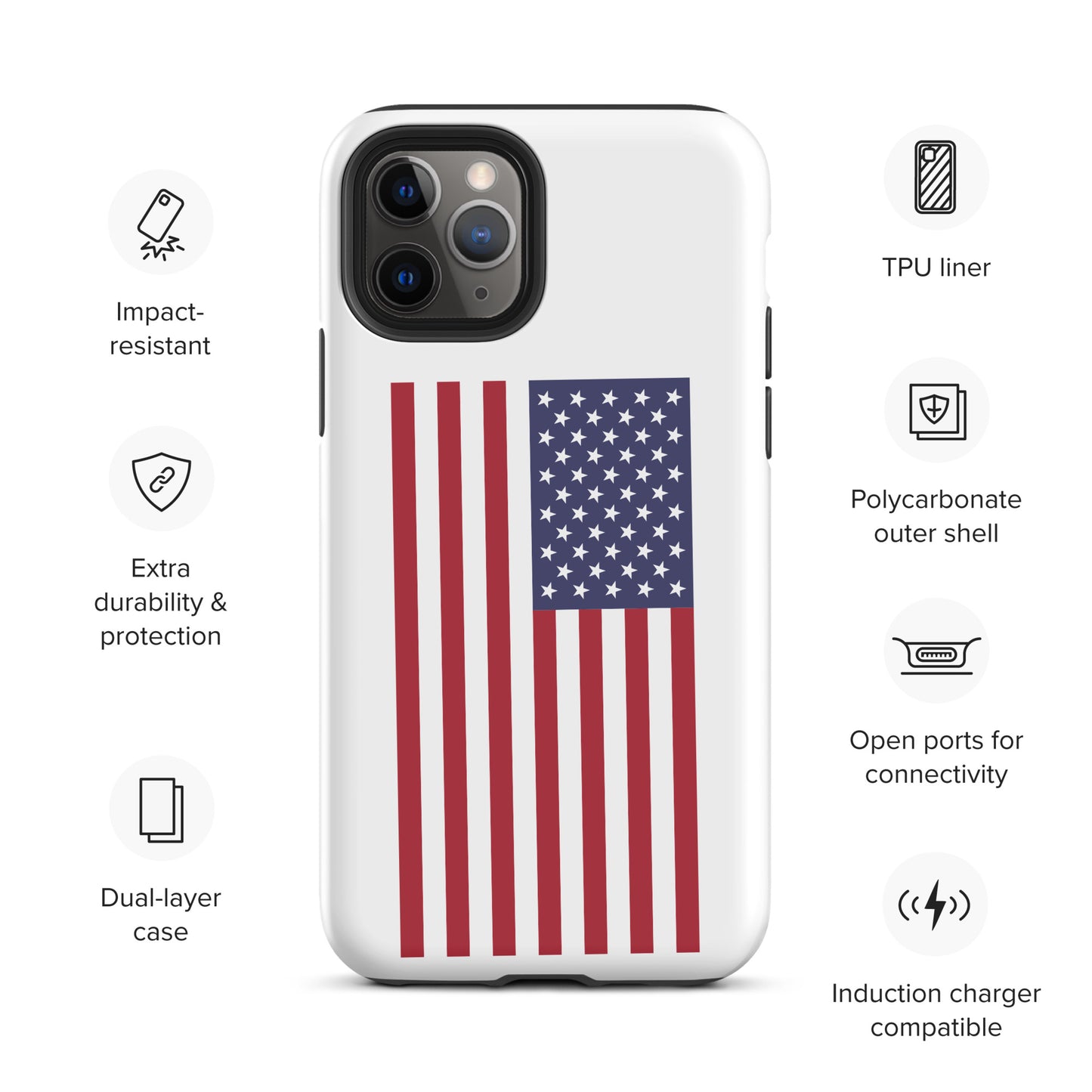 Patriotic Tough iPhone® Case