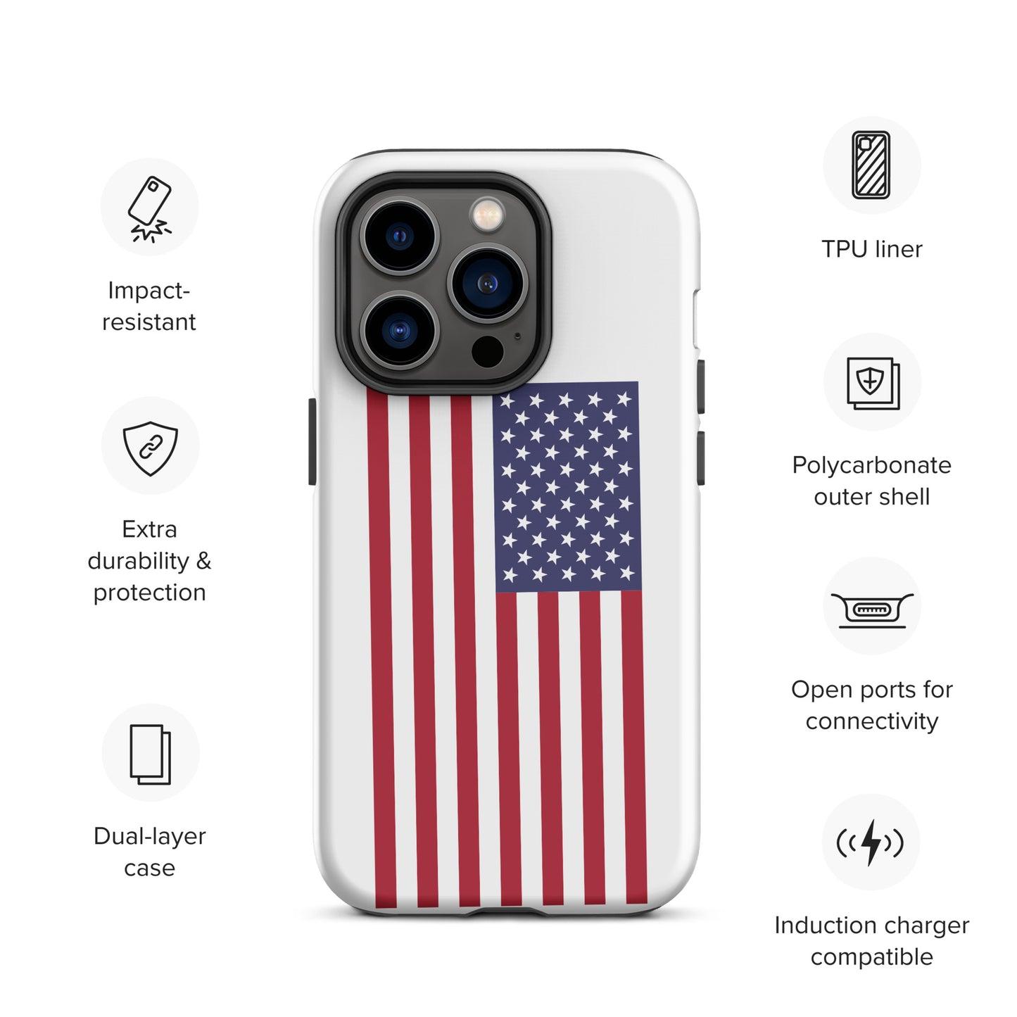 Patriotic Tough iPhone® Case