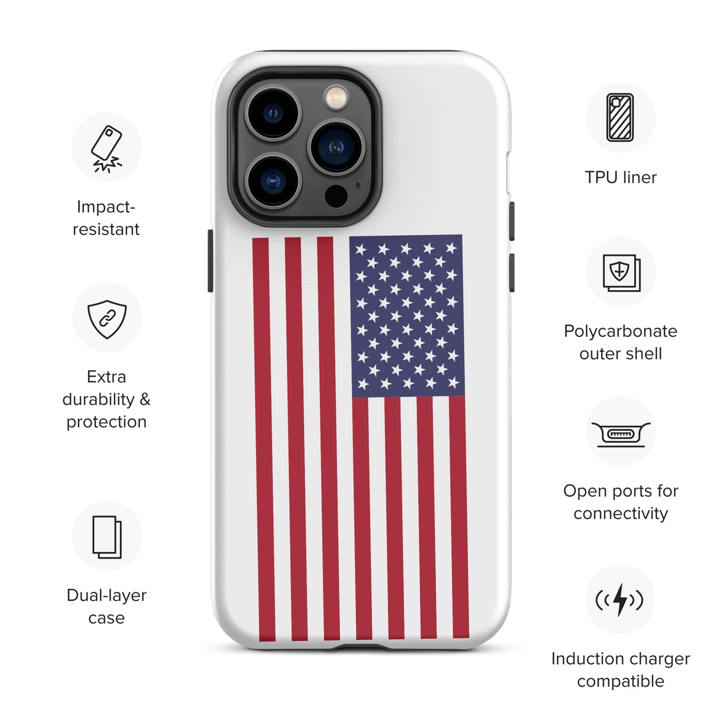 Patriotic Tough iPhone® Case