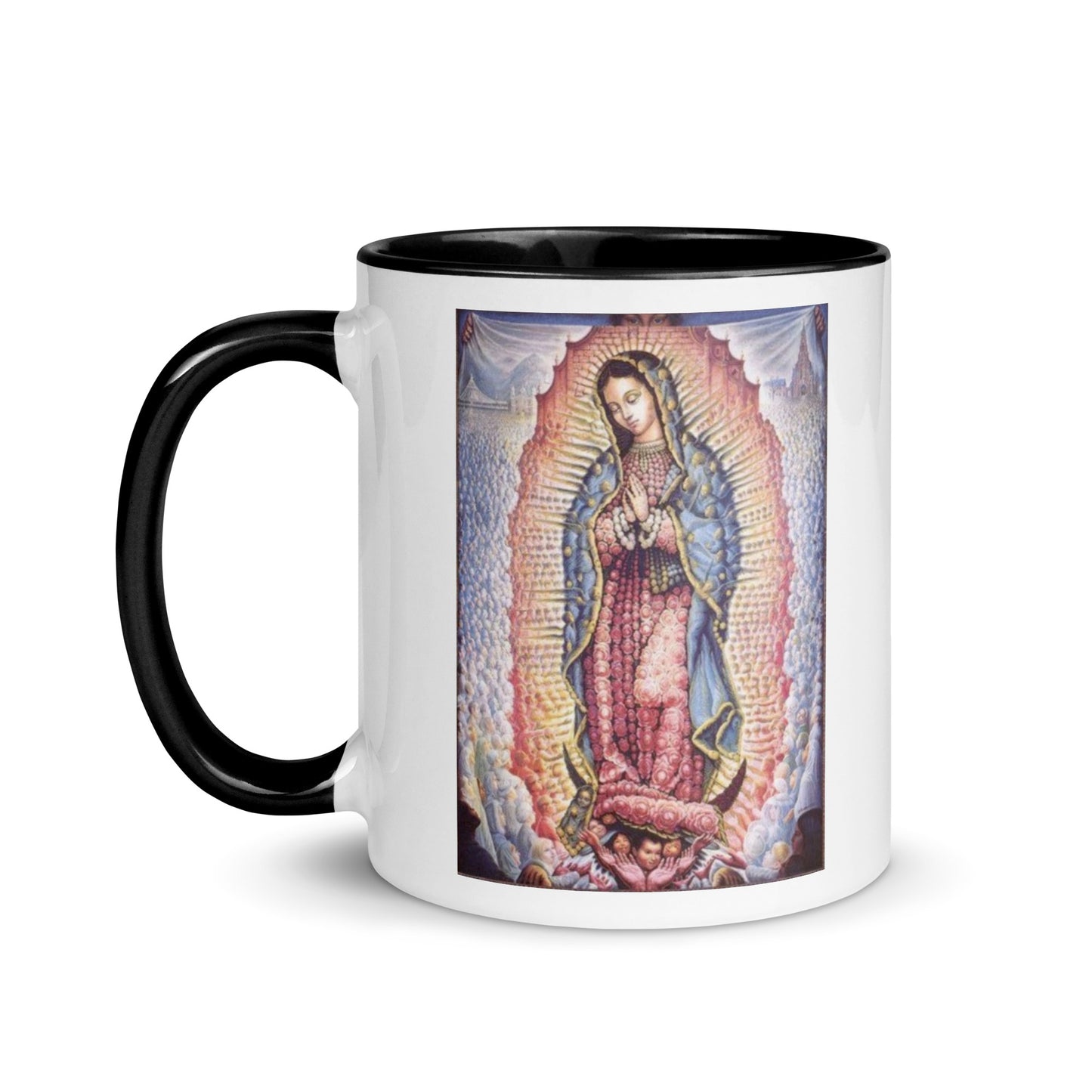 Our Lady of Guadalupe Mug with Color Inside