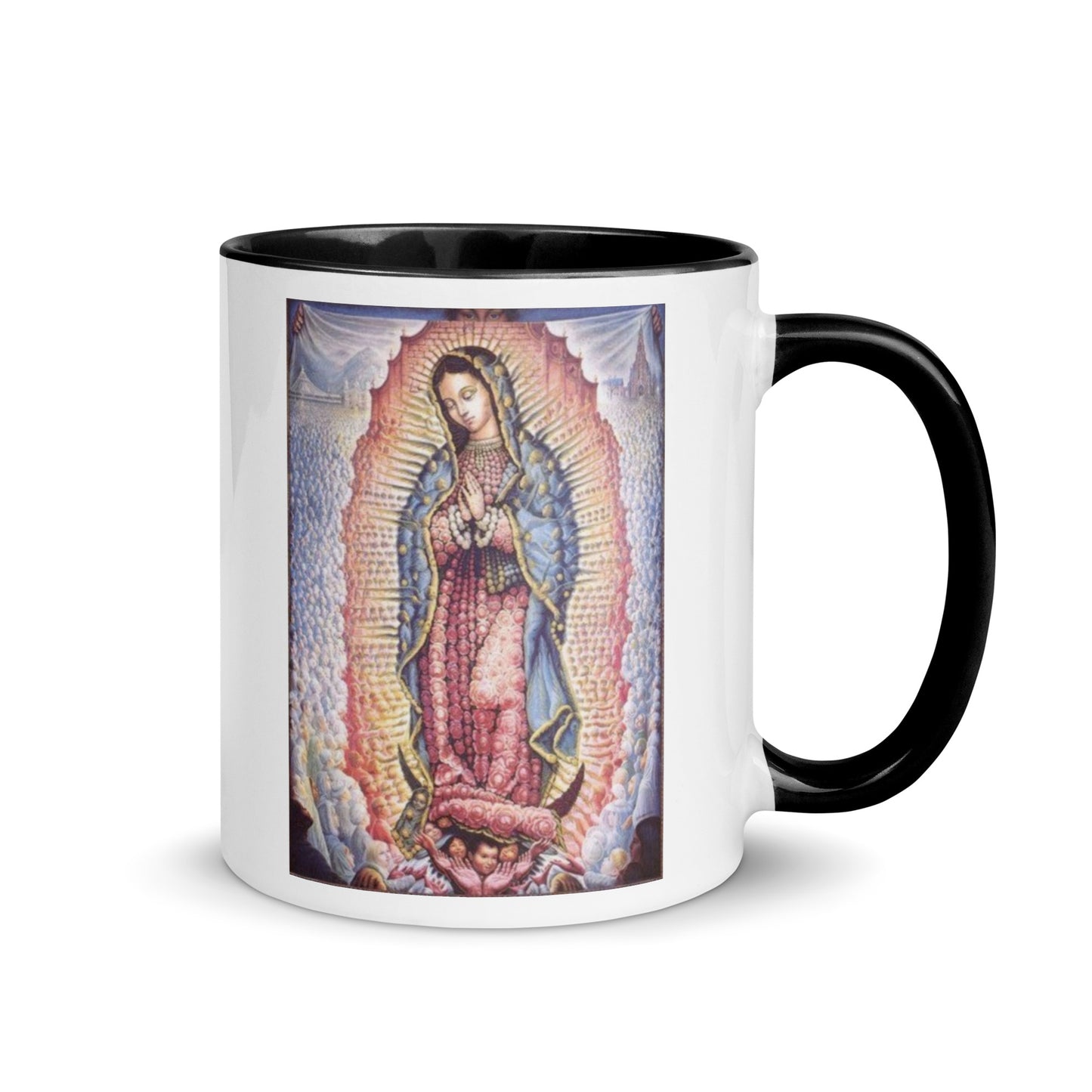 Our Lady of Guadalupe Mug with Color Inside