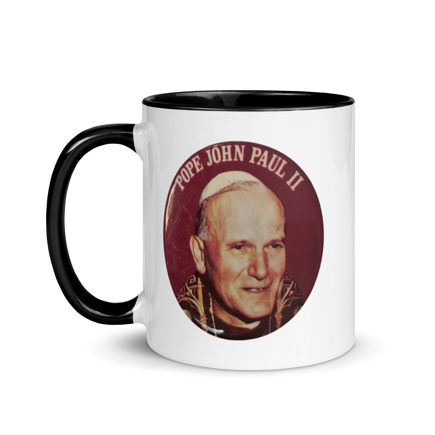 Pope St. John Paul II Mug with Color Inside