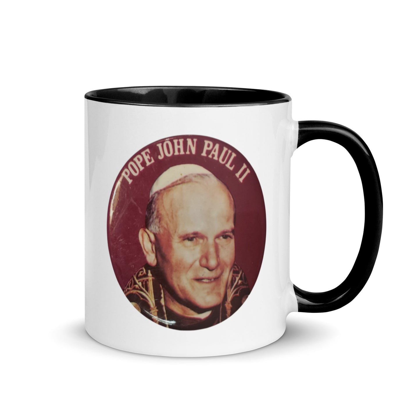 Pope St. John Paul II Mug with Color Inside