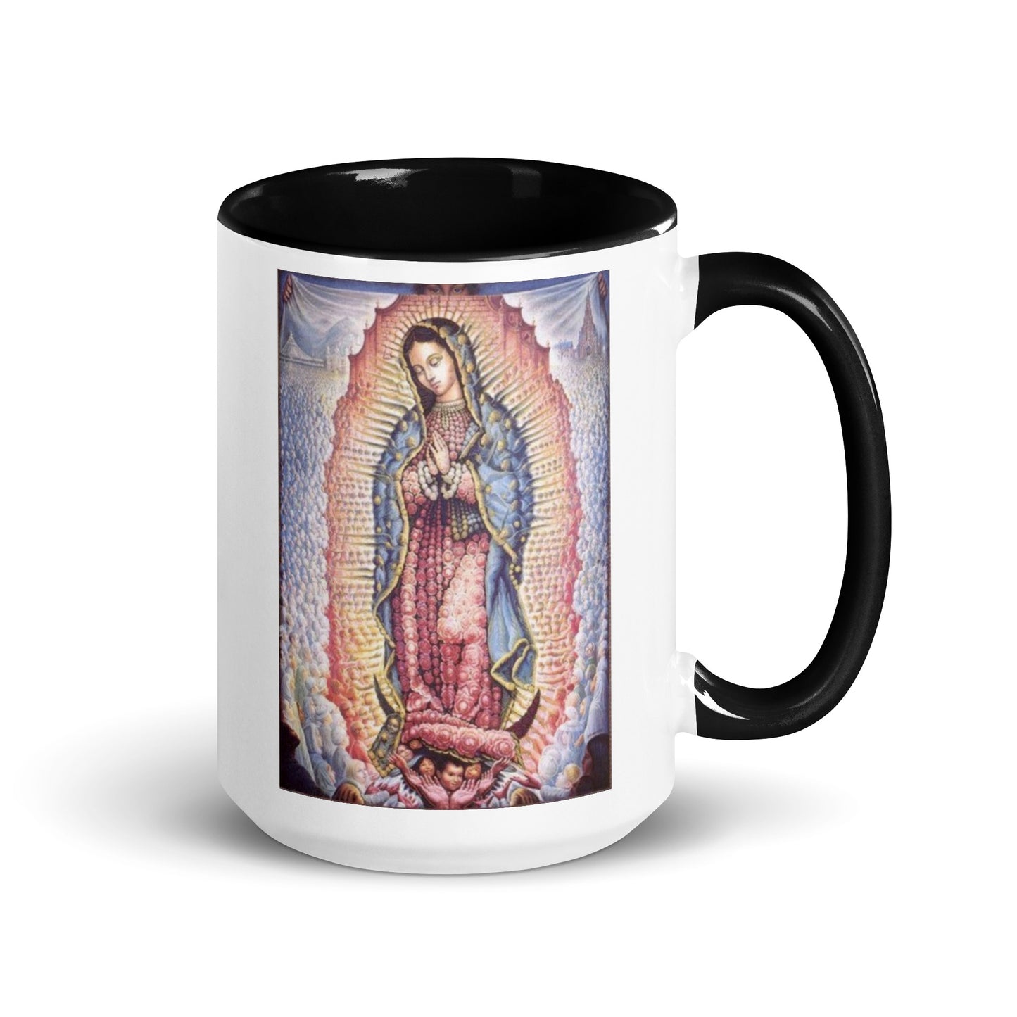 Our Lady of Guadalupe Mug with Color Inside