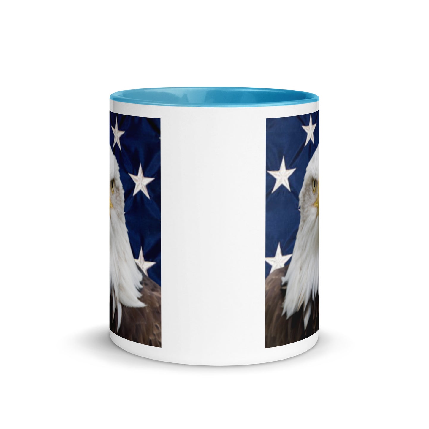 Patriotic Eagle Mug with Color Inside