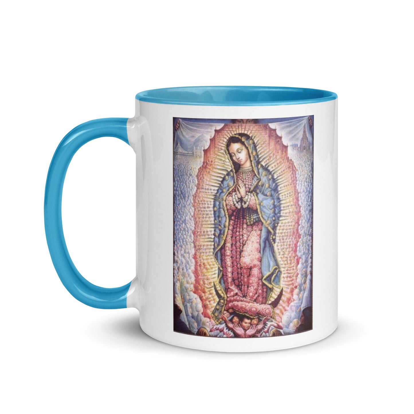 Our Lady of Guadalupe Mug with Color Inside