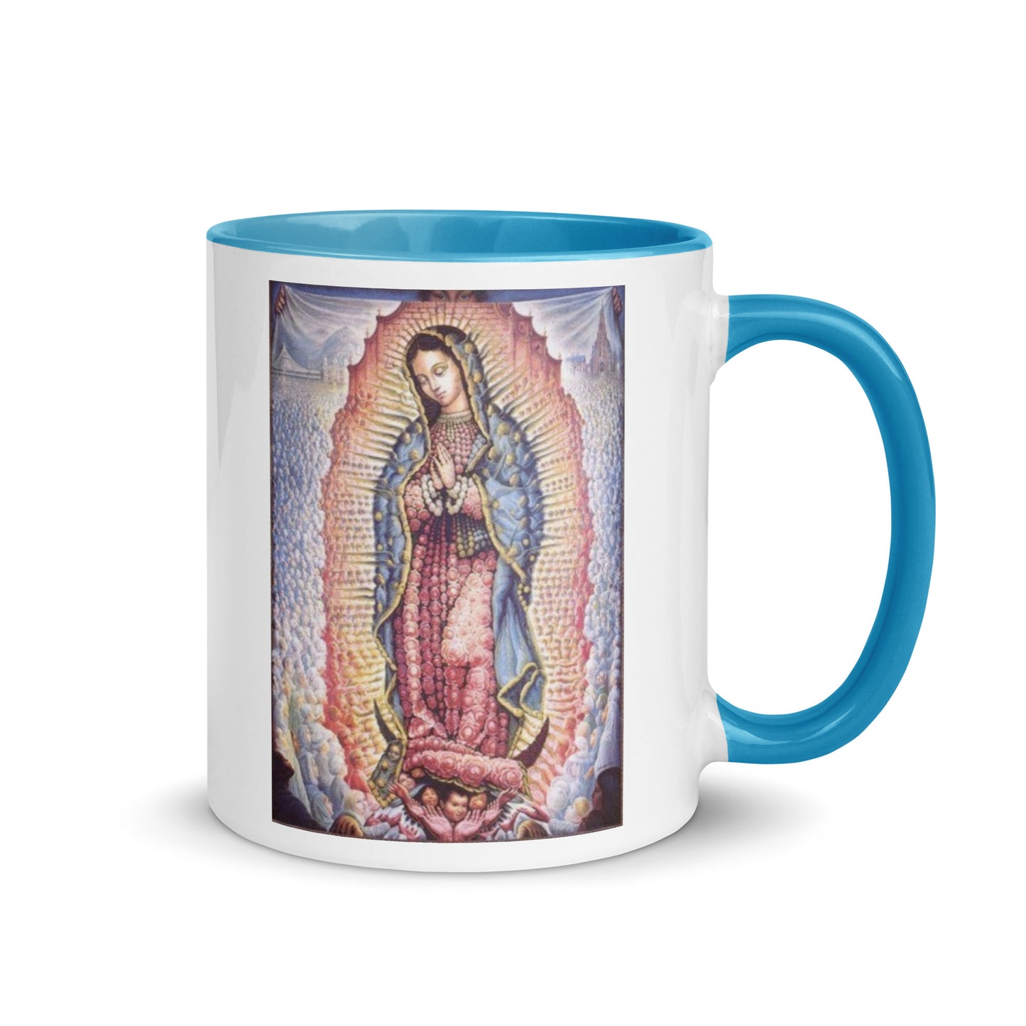 Our Lady of Guadalupe Mug with Color Inside