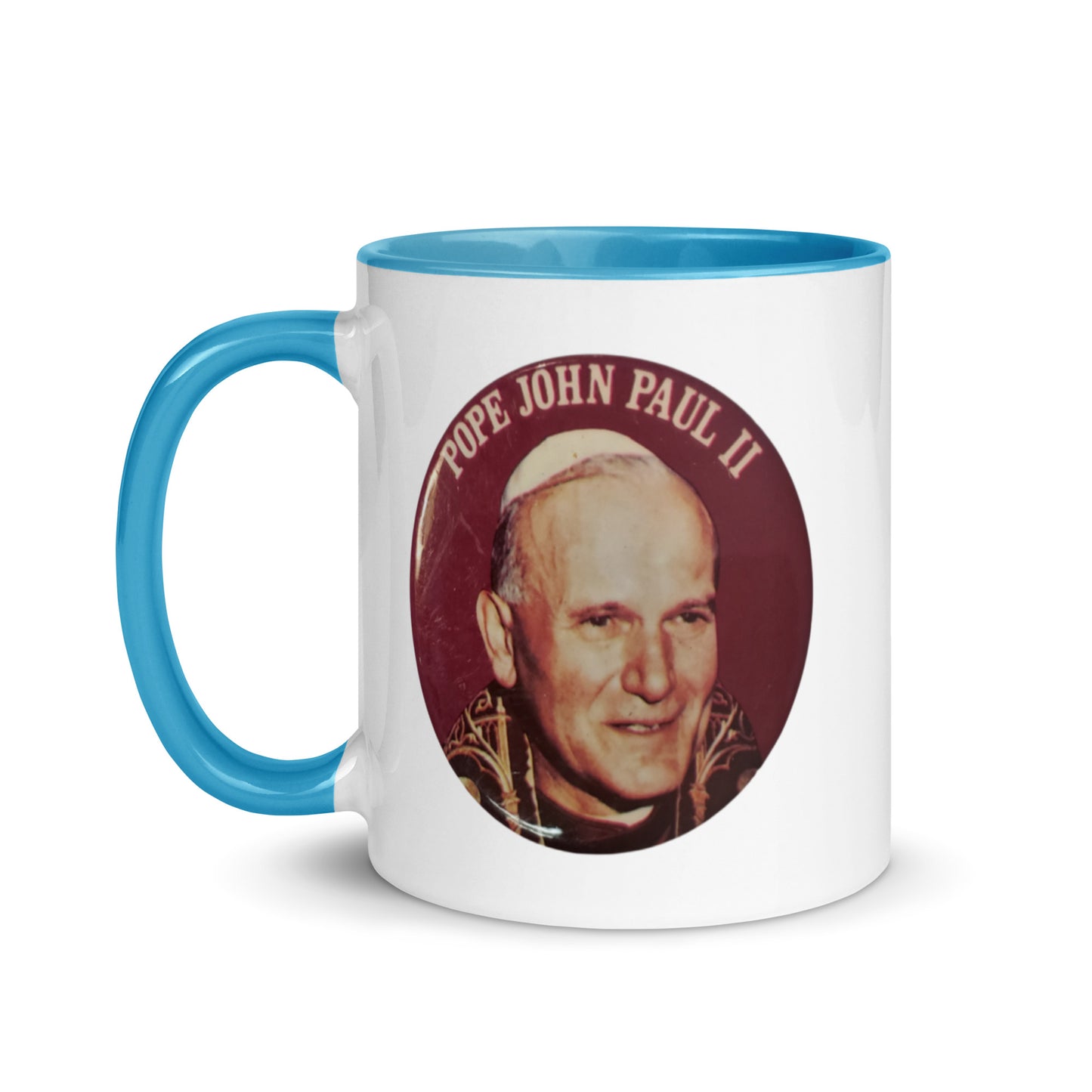 Pope St. John Paul II Mug with Color Inside