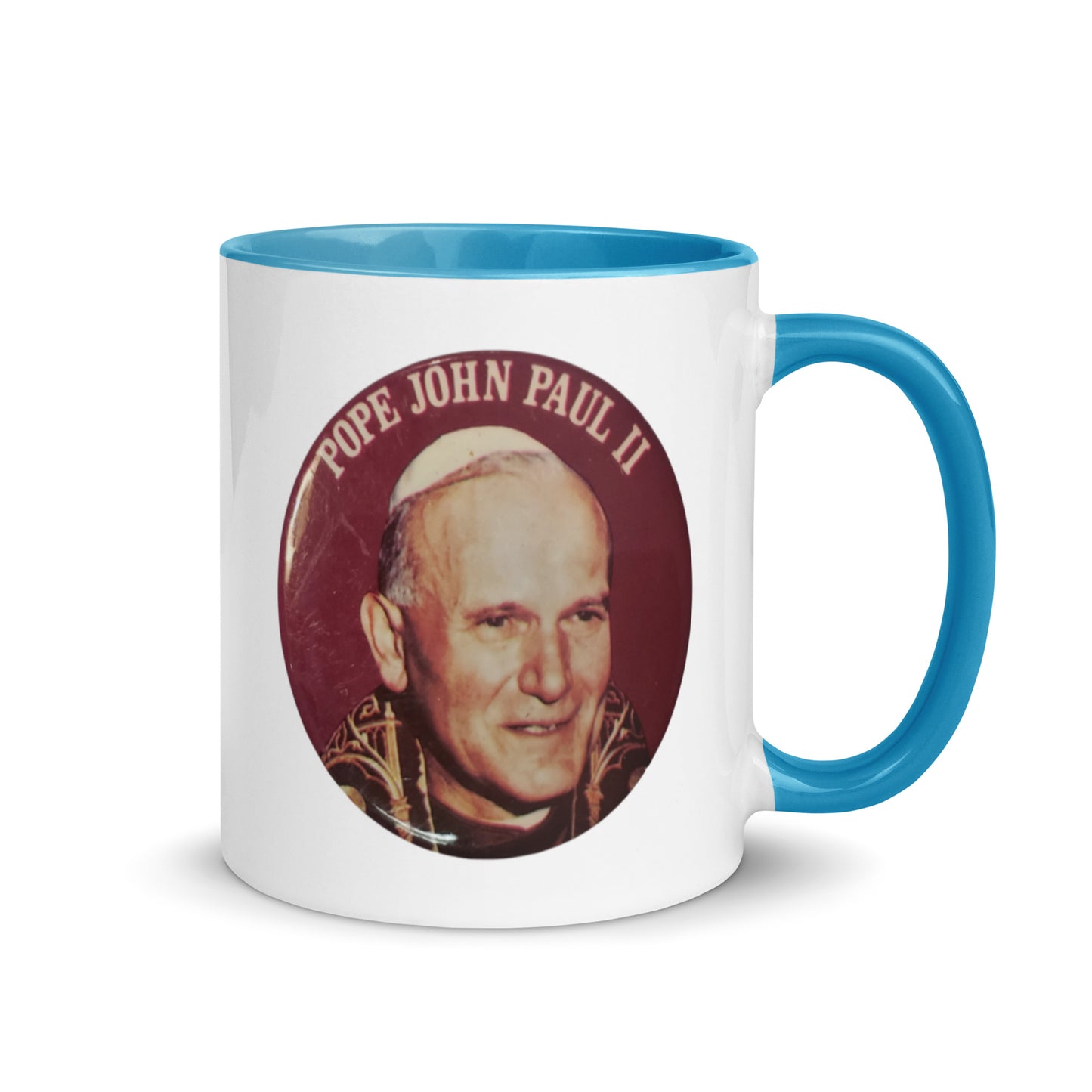 Pope St. John Paul II Mug with Color Inside