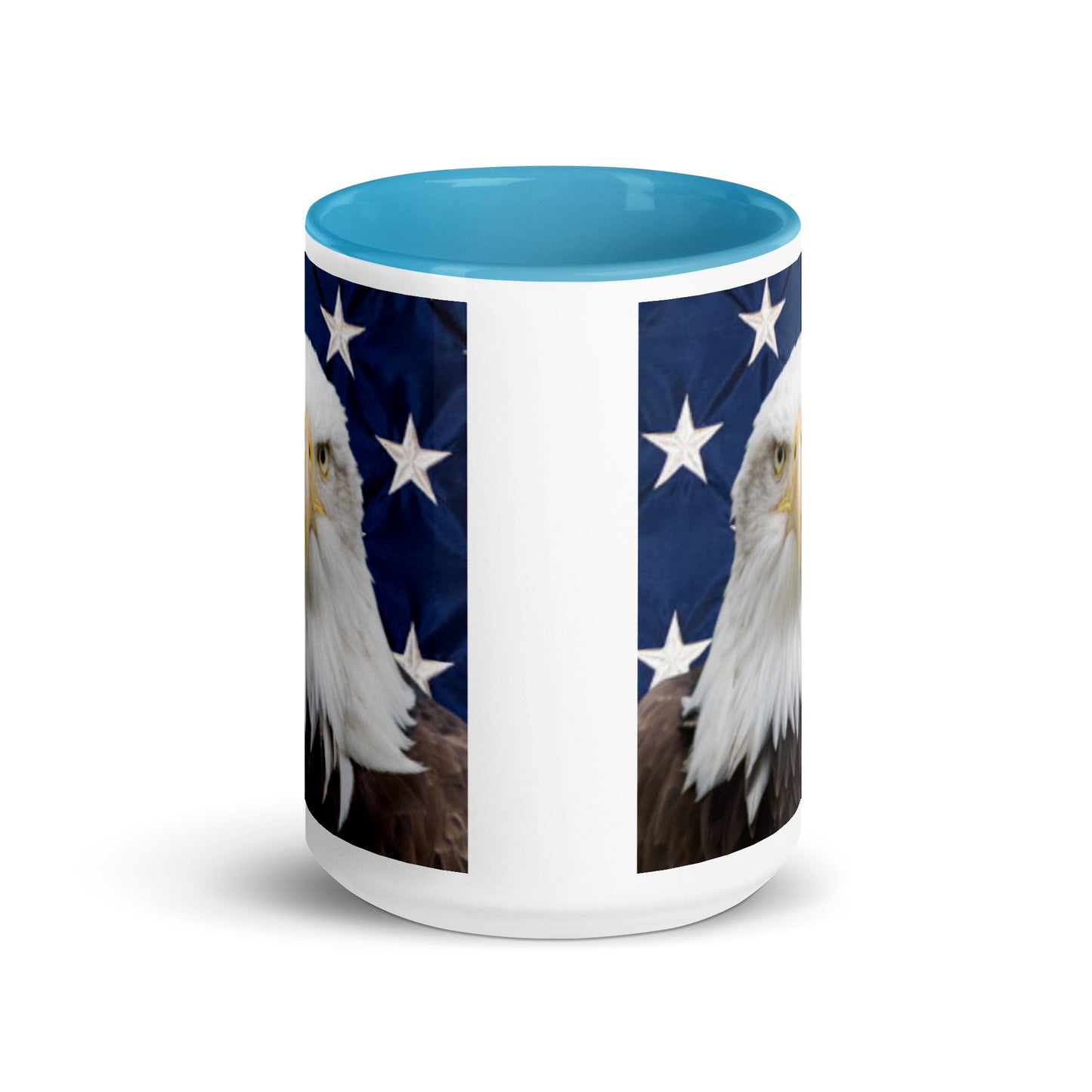 Patriotic Eagle Mug with Color Inside